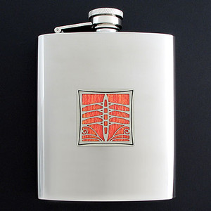 Personalized Crewing Flask 8 Oz. Stainless Steel