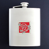 Rose Flasks 8 Oz. Stainless Steel