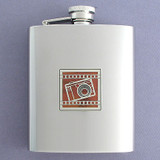 Photography Flask 8 Oz. Mirror Finish Stainless Steel
