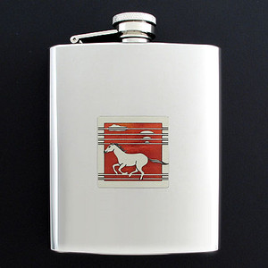 Stallion Flasks 8 Oz. Stainless Steel