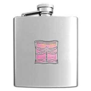 Dragonfly Flask 8 Oz. Stainless Steel