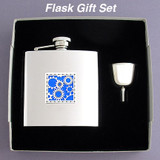 6 Oz Engineering Gifts Flask Set with Engraving