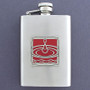 3 Oz. Drinking Flask with Blood Drop