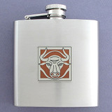Bull Liquor Flasks - Personalized 6 Oz.