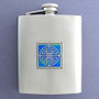 Stainless Steel Celtic Flask in 8 Oz.