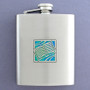 Open Book Flask in 8 Oz. Stainless Steel