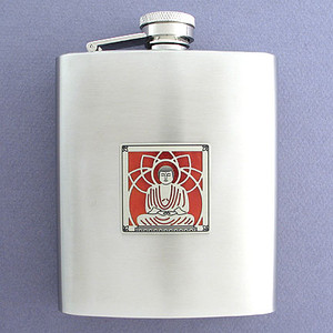 Buddhist Flask 8 Oz. Stainless Steel