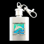 Dolphin Keychain Flask