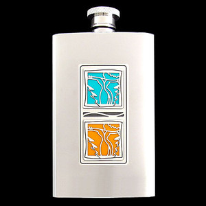 "Sisters For Life" 3 Oz Stainless Steel Flasks