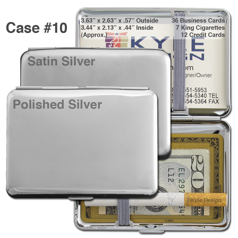 Deep Wallet Cigarette Case - Small Hard Double Sided