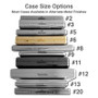 Iris Design Metal Case Sizes