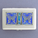 Butterflies Decorative Credit Card Wallets or Cigarette Cases