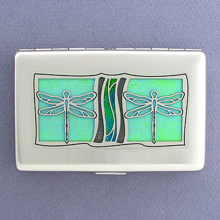 Dragonfly Large Designer Wallet or Cigarette Case