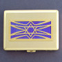 Jewish Metal Credit Card or Cigarette Case Wallets