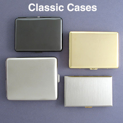 100's Double Sided Crush-Proof Metal Cigarette Case