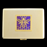 Bee Metal Credit Card Wallets or Cigarette Cases