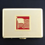 American Flag Metal Cigarette Case Wallet