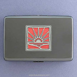 Sunset Metal Wallet or Cigarette Case