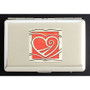 Metal Wallet with Heart