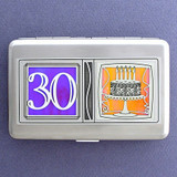 30th Birthday Credit Card Wallets or Cigarette Cases
