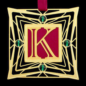 Greek Letter Kappa Ornaments