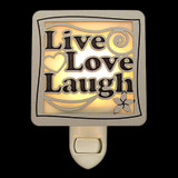 Live Love Laugh Night Light
