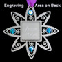 Aquarius Ornament may be engraved on back