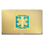 Paramedic Business Card Holder - Gold & Teal
