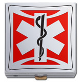 Red EMT Pill Box for Paramedics