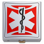 Red EMT Pill Box for Paramedics