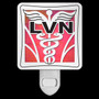 Red Nursing Night Light - Silver LVN