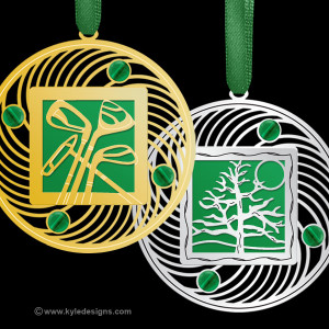 Green Christmas Ornaments - 100+ Designs