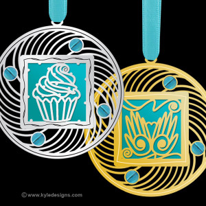 Teal Christmas Ornaments - 100+ Designs