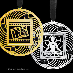 Black Christmas Ornaments - 100+ Designs