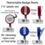 Retractable Badge Holder Clip Styles