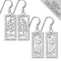 Small Antique Silver Earrings