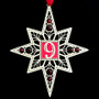 Number 9 Christmas Ornament