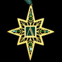 Greek Delta Symbol Ornament