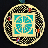 Bicycle Wheel Artistic Christmas Ornaments