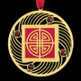 Decorative Crest Christmas Ornament