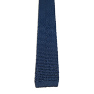 Chipp Slate Blue Silk Knit Tie