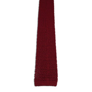 Chipp Wine Silk Knit Tie