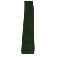 Forest Green Silk Knit Tie