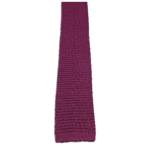 Silk knit ties