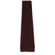 Chipp chocolate knit tie