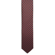 Red Ancient Madder Small Print Tie