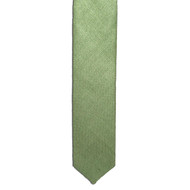 Celery Green Silk Matka Tie