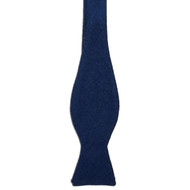 Electric Blue Silk Matka Bow Tie