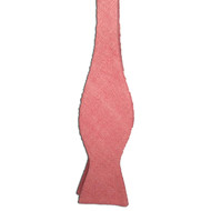 Pink Silk Matka Bow Tie
