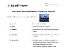 Matching - Intermediate - Educational Buildings